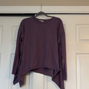 Easel Women's Long Sleeve Asymmetrical Top